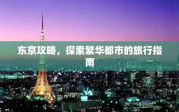 东京攻略，探索繁华都市的旅行指南