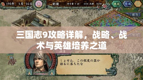 三国志9攻略详解，战略、战术与英雄培养之道，三国志9全面攻略，战略、战术与英雄培养指南