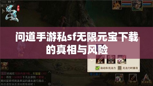 问道手游私sf无限元宝下载的真相与风险