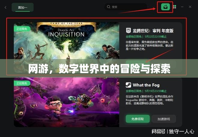 网游，数字世界中的冒险与探索，网游，数字世界的冒险探索之旅
