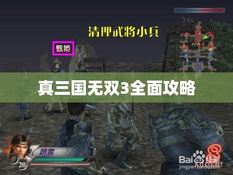 真三国无双3全面攻略，真三国无双3终极全面攻略秘籍